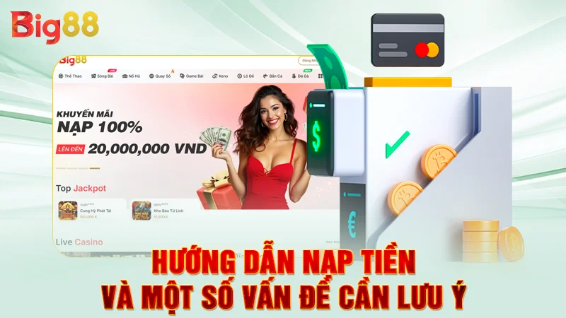 Hướng dẫn nạp tiền và một số vấn đề cần lưu ý