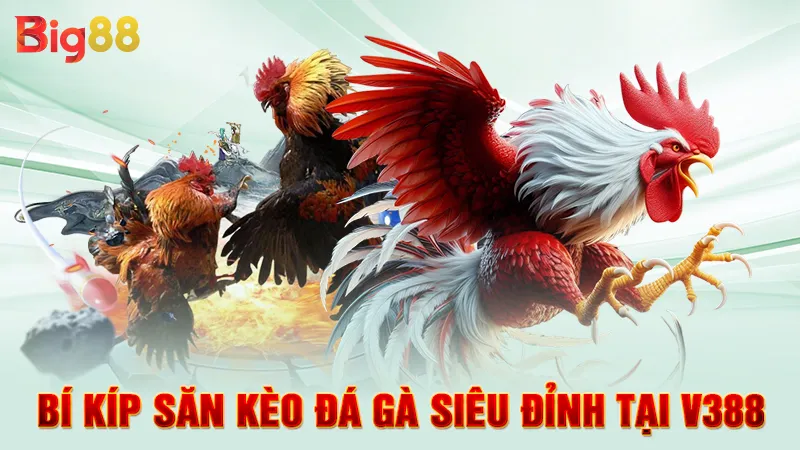 Bí kíp săn kèo đá gà siêu đỉnh tại V388