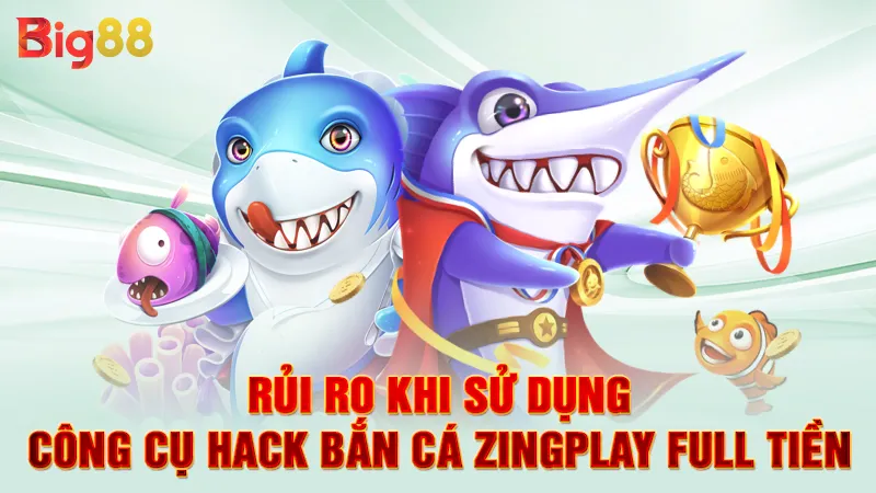 Rủi ro khi sử dụng công cụ hack bắn cá zingplay full tiền